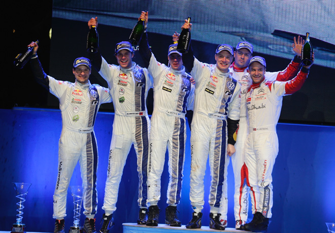 Podio WRC - Suecia