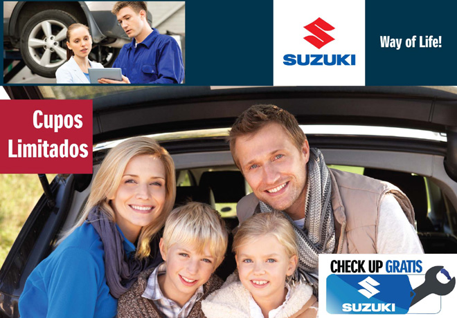 Suzuki llevará a cabo su primer Free Check-Up Campaign junto a sus clientes