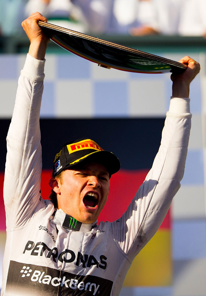 F1 - Australia 2014 - Nico Rosberg en el Podio
