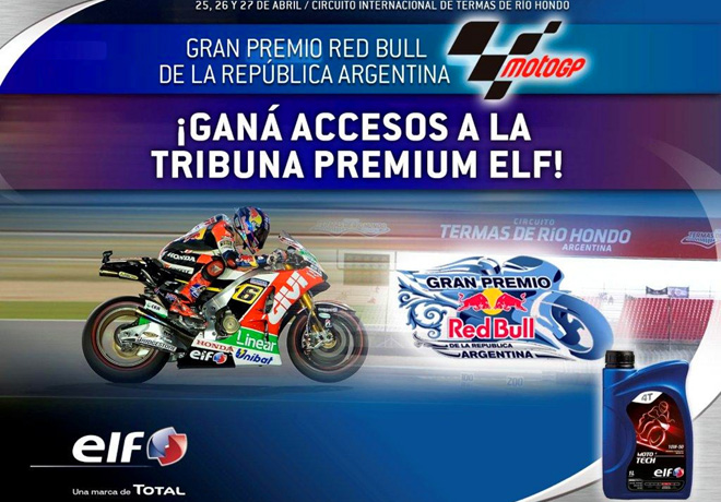 TOTAL sortea entradas para el MotoGP de Argentina