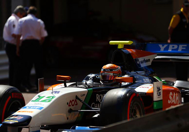 GP2 - Monaco 2014 - Carrera 1 - Facu Regalia - Hilmer Motorsport