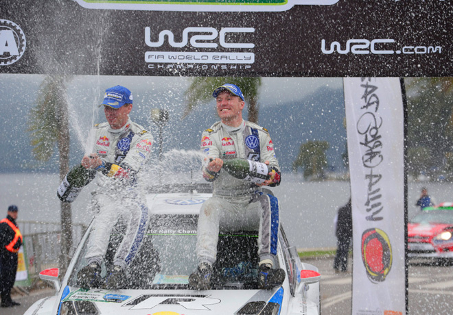 WRC - Argentina 2014 - Final - Jari-Matti Latvala en el Podio