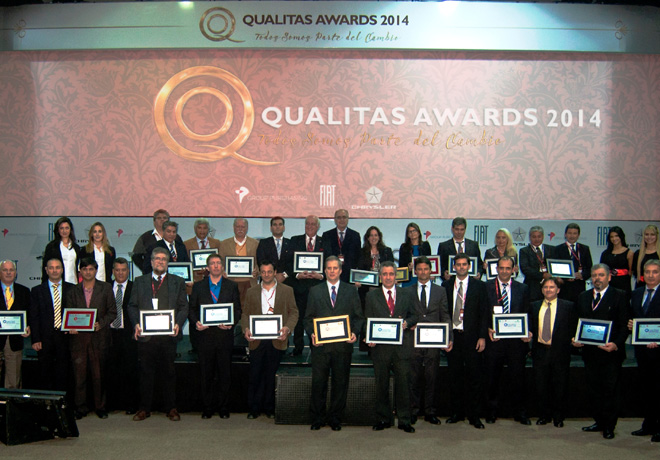 Fiat Chrysler entrego los premios Qualitas 2014