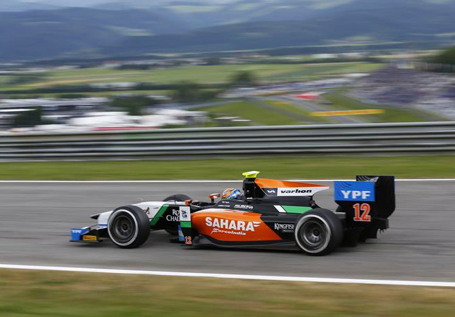 GP2 - Austria 2014 - Carrera 2 - Facu Regalia - Hilmer Motorsport