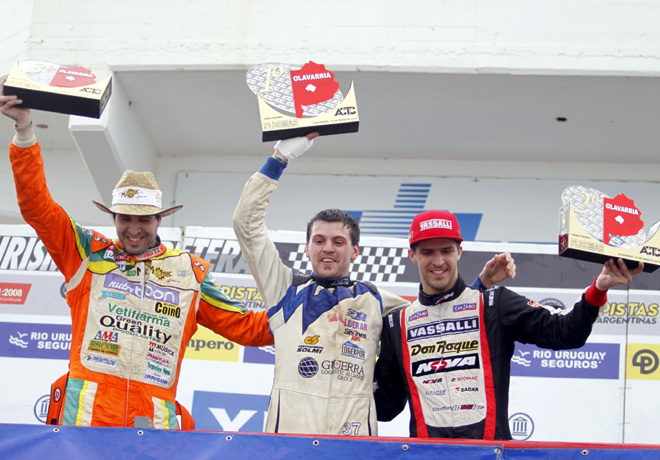 TC - Olavarría - Castellano - Di Palma - Rossi en el Podio