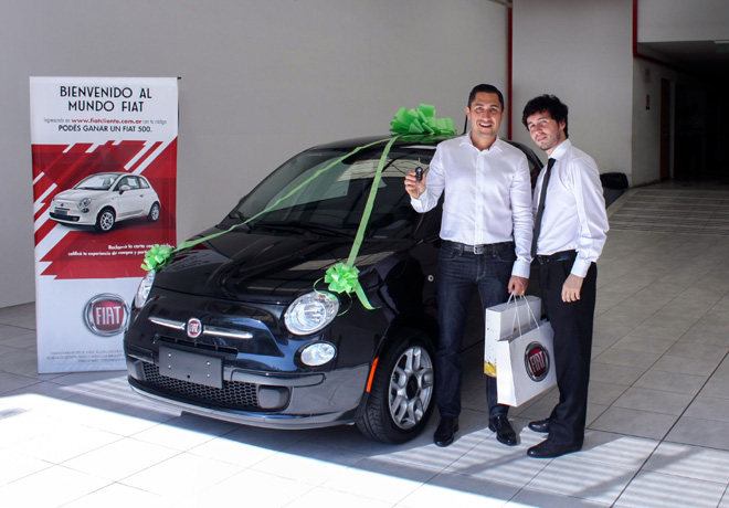 Cristian Rodriguez - ganador de la promocion Bienvenido al Mundo Fiat 2013-2014