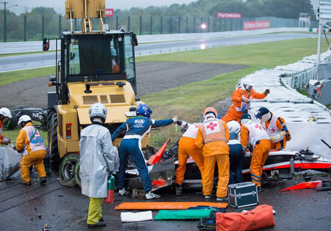 F1 - Japon 2014 - Terrible accidente de Jules Bianchi