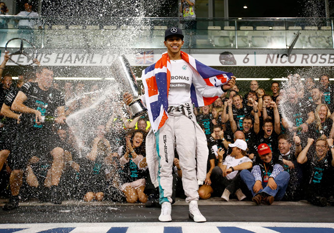 F1 - Abu Dhabi 2014 - Lewis Hamilton - Mercedes GP - Campeon