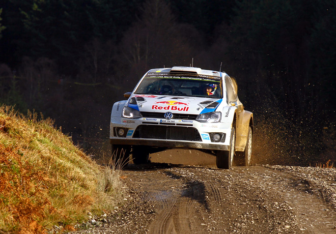 WRC - Gales 2014 - Dia 2 - Sebastien Ogier - VW Polo R