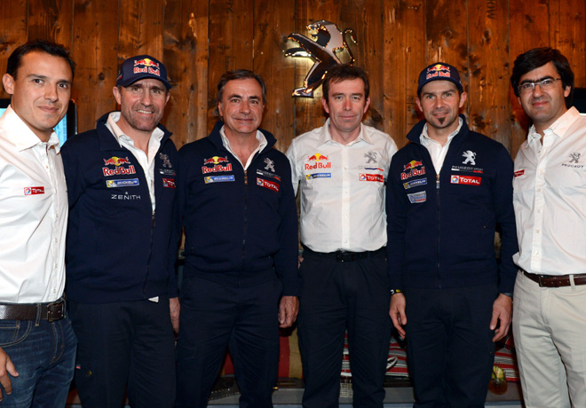 Equipo Peugeot-Total Dakar 2015