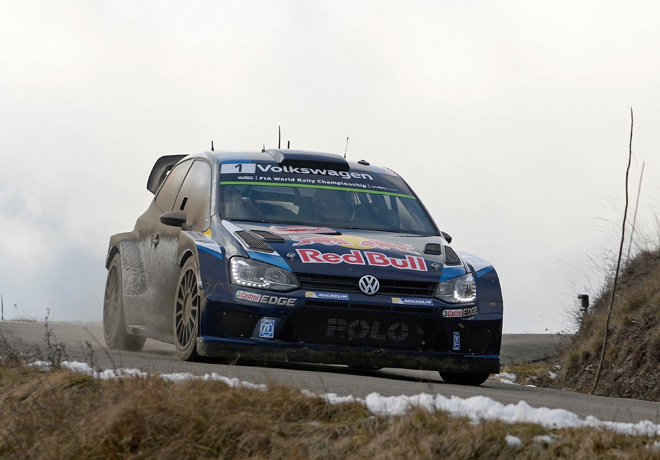 WRC - Monaco 2015 - Dia 2 - Sebastien Ogier - Volkswagen Polo R WRC
