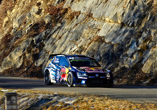 WRC - Monaco 2015 - Dia 3 - Sebastien Ogier - Volkswagen Polo R WRC
