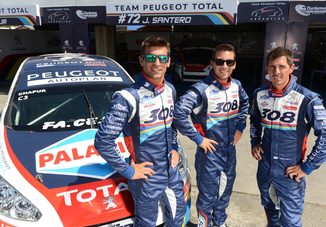 Peugeot - Total - TN - Clase 3 - Facundo Chapur - Julian Santero - Fabian Yannantuoni