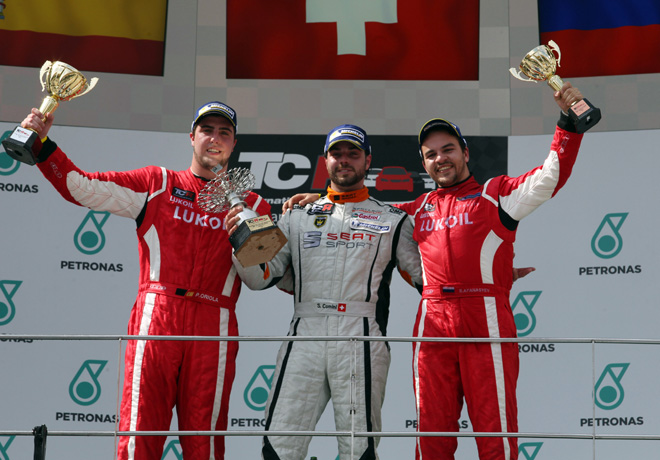 TCR - Sepang - Malasia 2015 - Carrera 1 - El Podio