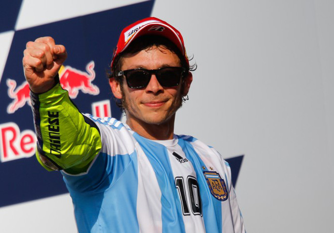 MotoGP - Termas de Rio Hondo 2015 - Valentino Rossi en el Podio