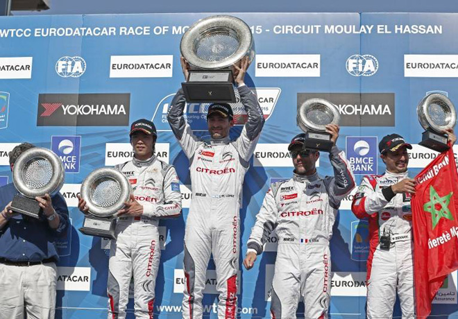 WTCC - Marruecos 2015 - Carrera 1 - El Podio