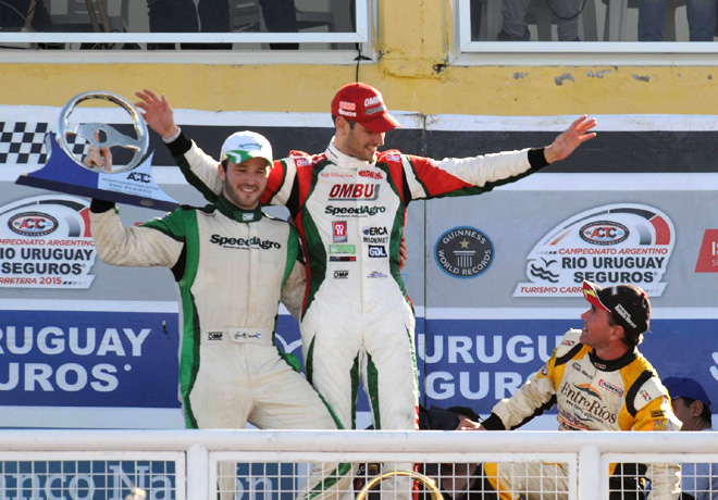 TC - Viedma 2015 - Agustin Canapino - Facundo Ardusso - Omar Martinez en el Podio