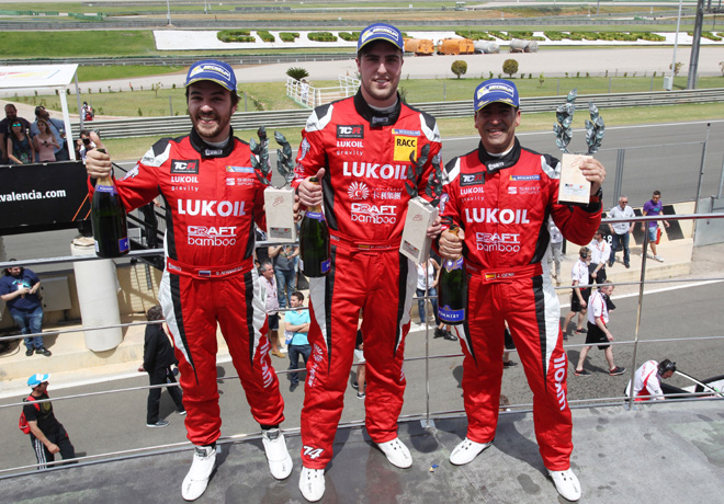TCR - Valencia - Espana 2015 - Carrera 1 - El Podio