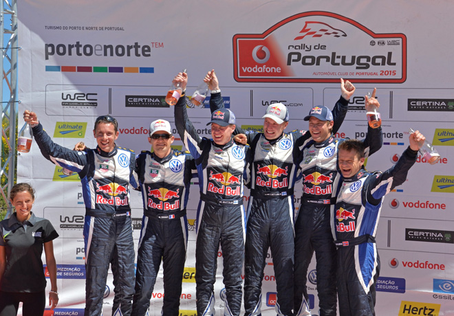 WRC - Portugal 2015 - Final - Podio Volkswagen