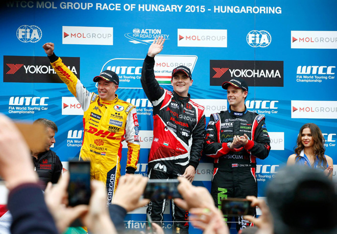 WTCC - Hungria 2015 - Carrera 2 - El Podio
