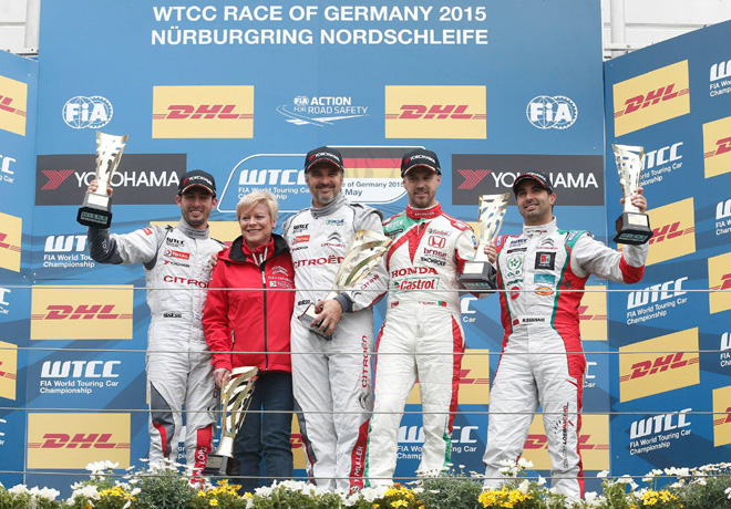 WTCC - Nurburgring - Alemania 2015 - Carrera 2 - El Podio
