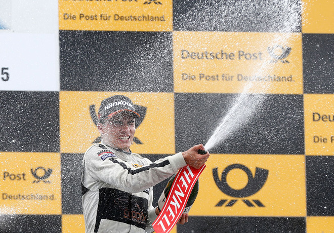 DTM - Norisring 2015 - Carrera 1 - Pascal Wehrlein en el Podio