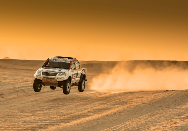 Toyota es el vehiculo oficial del Dakar