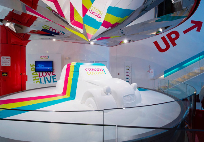 Citroen Colors en el C42 - Un recorrido divertido que ofrece la marca en Paris 2