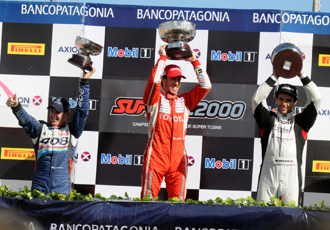 STC2000 - San Luis 2015 - Fabian Yannantuoni - Esteban Guerrieri - Jose Manuel Urcera en el Podio
