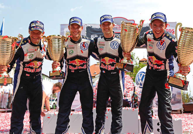 WRC - Polonia 2015 - Final - 1-2 de Volkswagen en el Podio