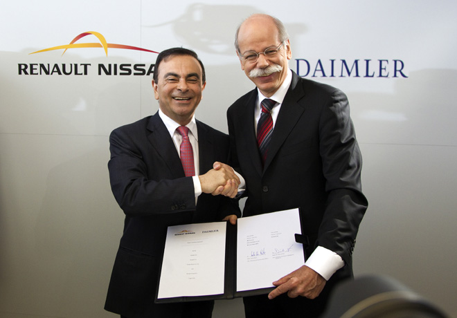 Alianza Renault-Nissan y Daimler -  Cinco años de proyectos de colaboracion en continua expansion