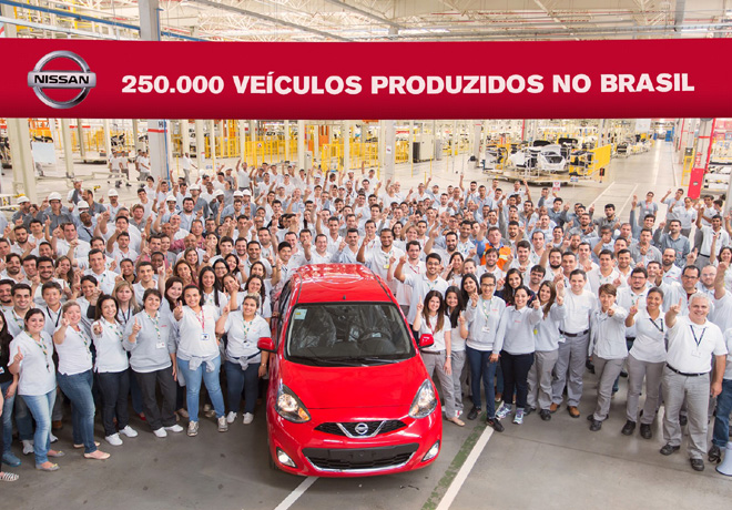 Nissan Brasil - 250 mil unidades producidas en sus plantas de Resende y Sao Joso dos Pinhais