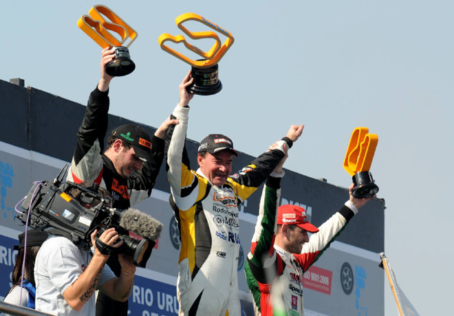 TC - Parana - 2015 - Santiago Mangoni - Omar Martinez - Facundo Ardusso en el Podio