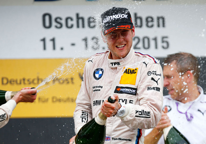 DTM - Oschersleben 2015 - Carrera 2 - Tom Blomqvist en el Podio