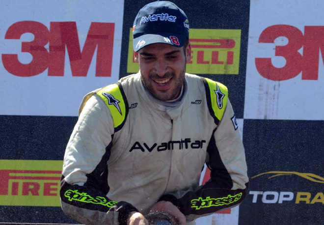 Top Race - Chaco 2015 - Carrera 2 - Martin Ponte en el Podio