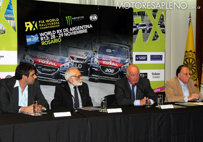 Se presento la competencia de FIA World Rallycross a disputarse en la ciudad de Rosario en el ACA