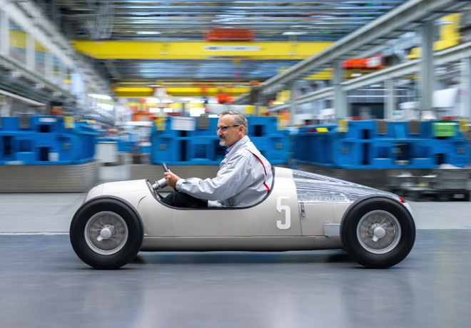 Audi reproduce el Auto Union Typ C con impresoras 3D