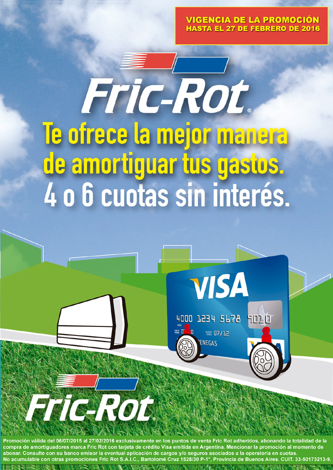 Fric-Rot extiende la promocion con Visa hasta febrero 2016