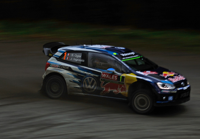 WRC - Gales 2015 - Dia 2 - Sebastien Ogier - VW Polo R