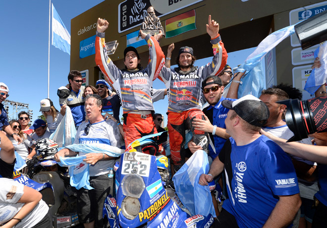 Dakar 2016 - Etapa 13 - Final - Alejandro y Marcos Patronelli - Yamaha