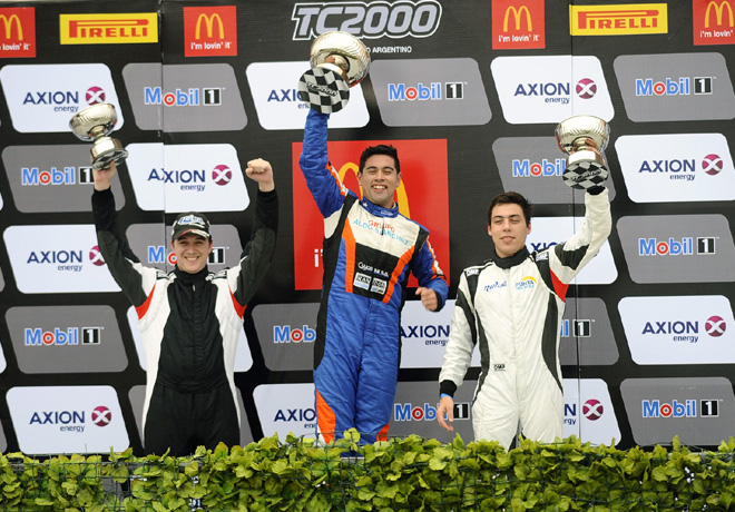 TC2000 - Concordia 2016 - Carrera Sprint - Augusto Scalbi - Emmanuel Caceres - Tomas Gagliardi Genne en el Podio