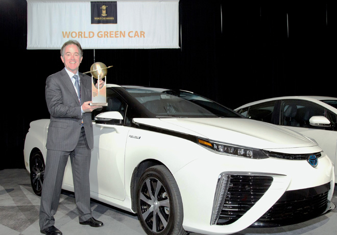 Toyota Mirai elegido como el Auto Verde del Año