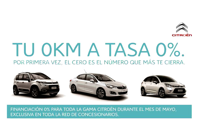 Citroen - Financiacion a tasa 0 para toda la Gama