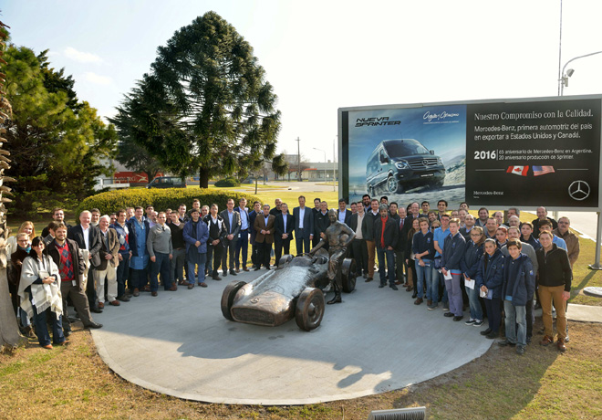 Mercedes-Benz Argentina homenajeo a Fangio en su cumpleaños 105 1