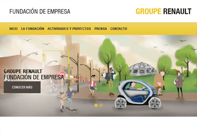 Fundacion Renault - Nuevo sitio web