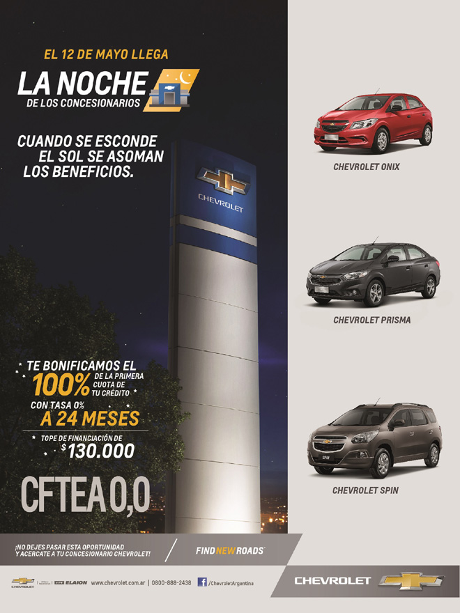 Chevrolet - La noche de los Concesionarios - 12 de mayo de 2017
