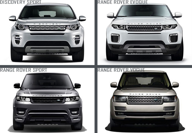 Land Rover - lineup 2017