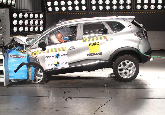 Latin NCAP - Renault Captur - con 4 Airbags