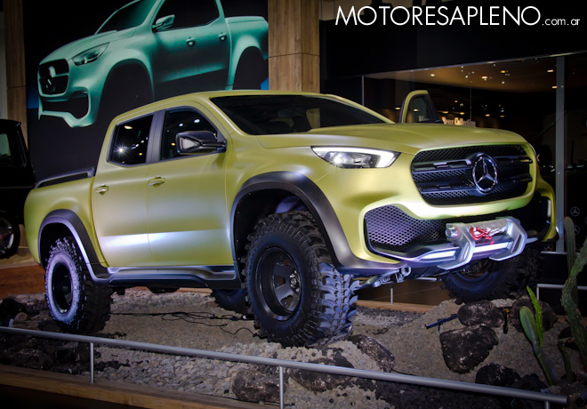 Mercedes-Benz Clase X Powerful Adventurer Concept en el Salon del Automovil de Buenos Aires 2017