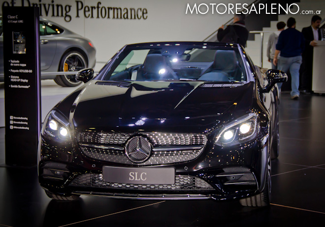 Mercedes-Benz SLC en el Salon del Automovil de Buenos Aires 2017